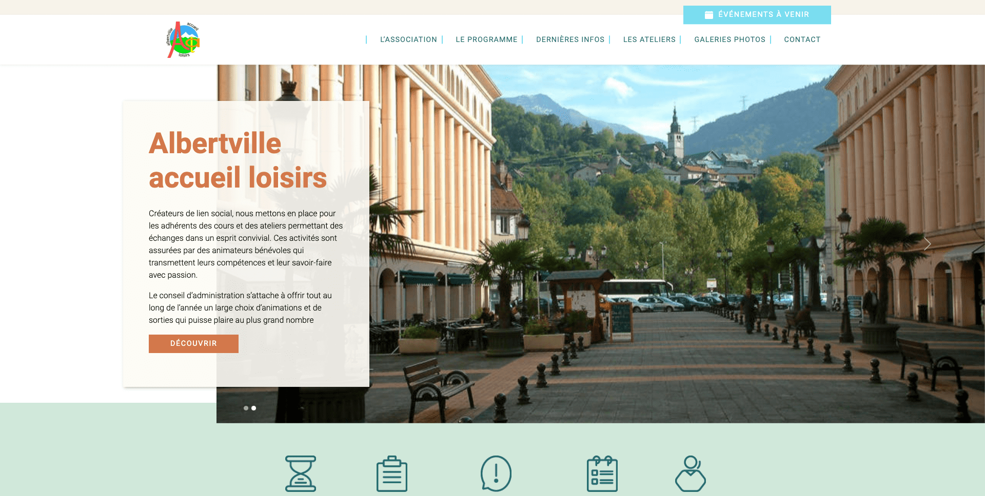 Site internet wordpress d'une mairie à Albertville en Savoie