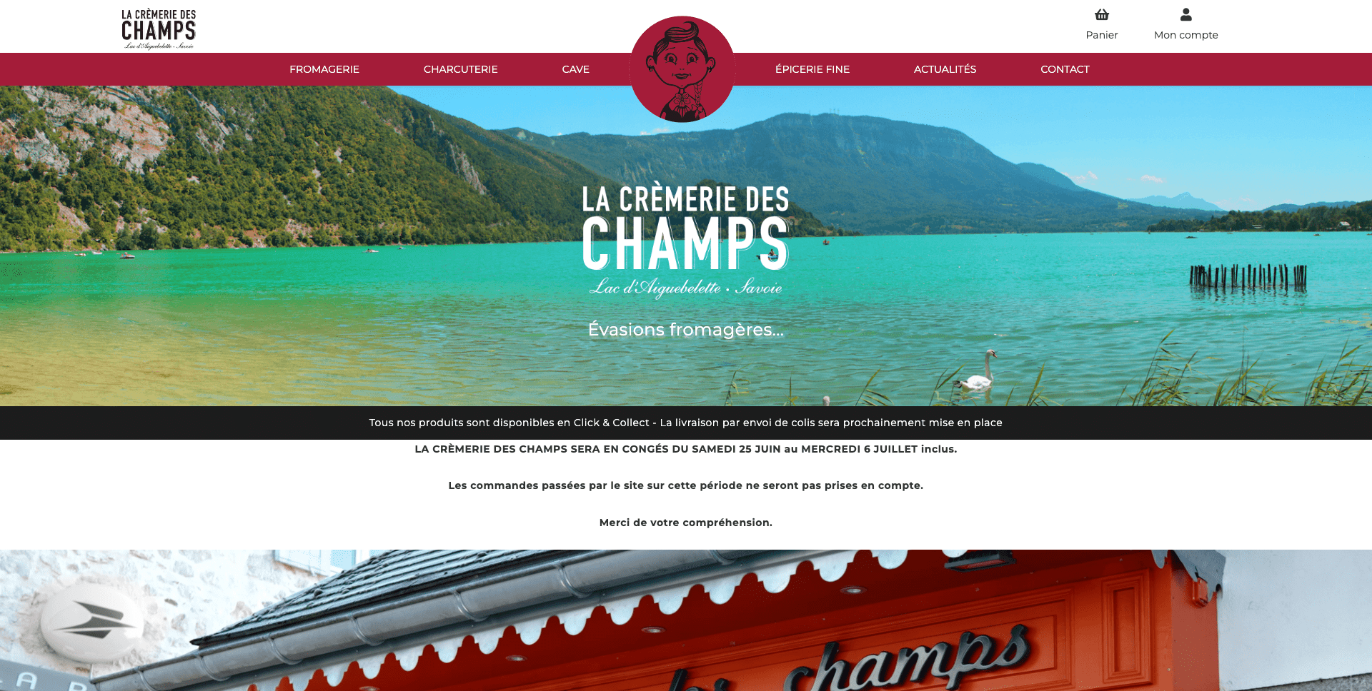 Création d'un site internet d'un magasin vente de charcuterie en savoie