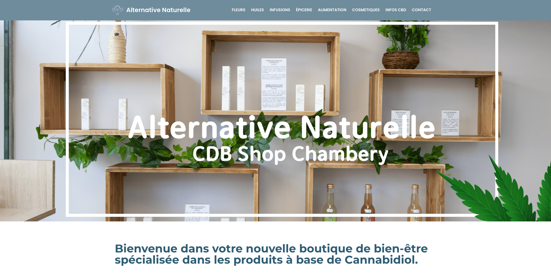 Création d'un site internet de CBD à Chambéry