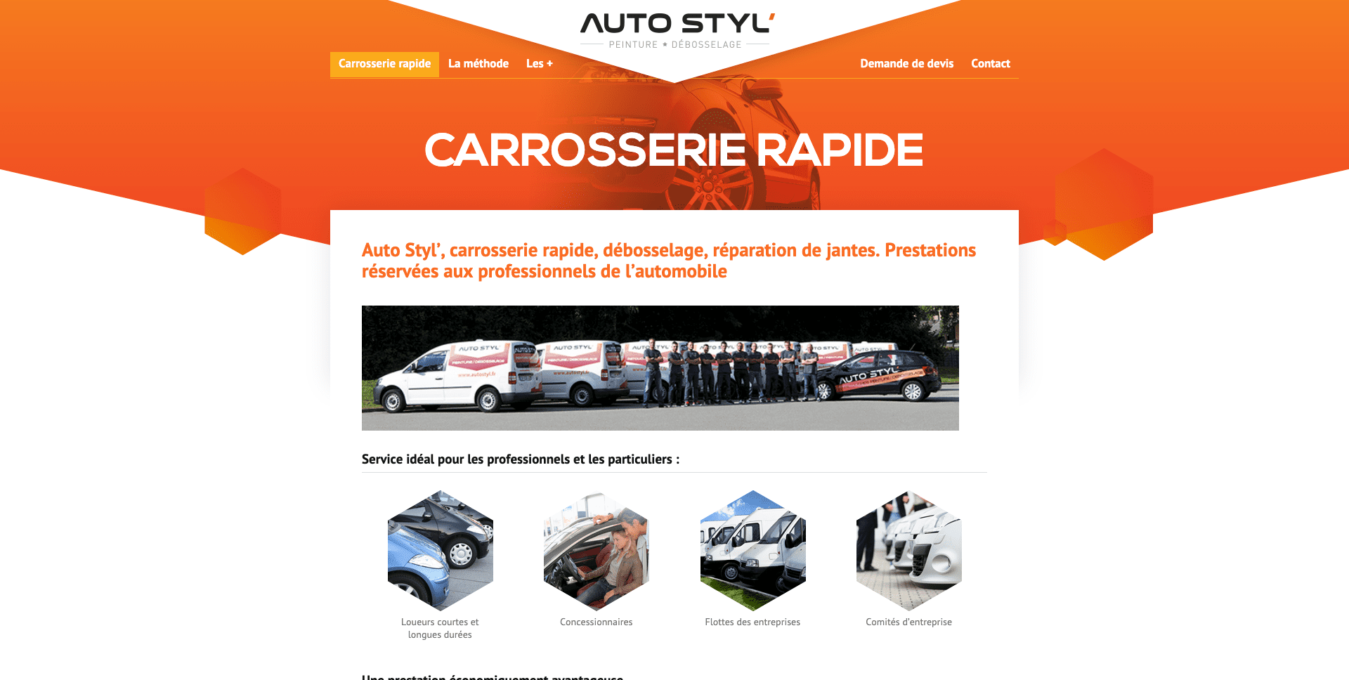 Création site internet Carrosserie Chambéry