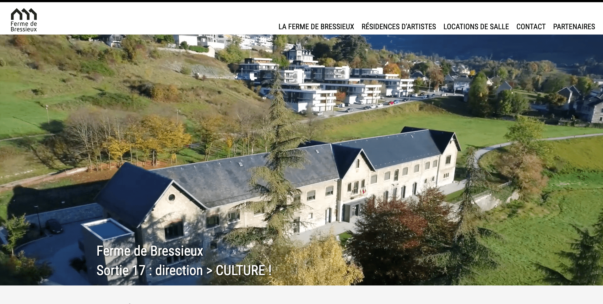 Création site internet la ferme de bressieux bassens