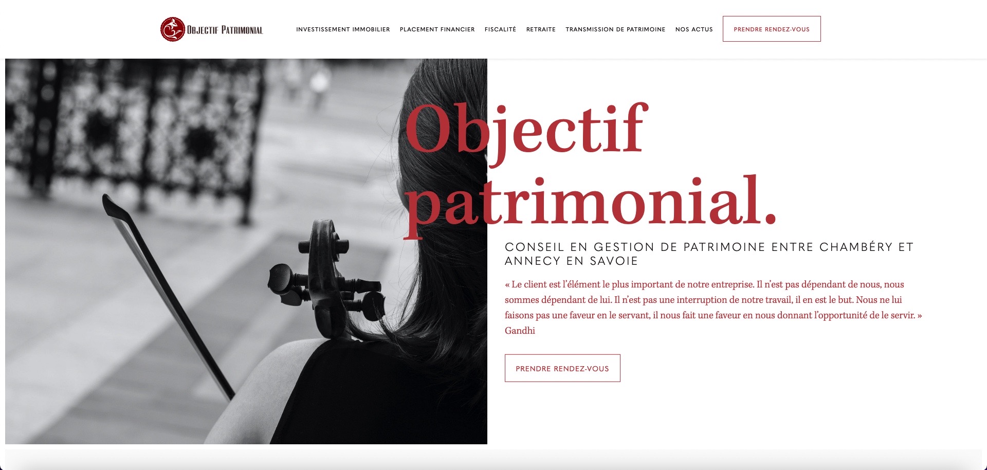 Site web objectif patrimonial