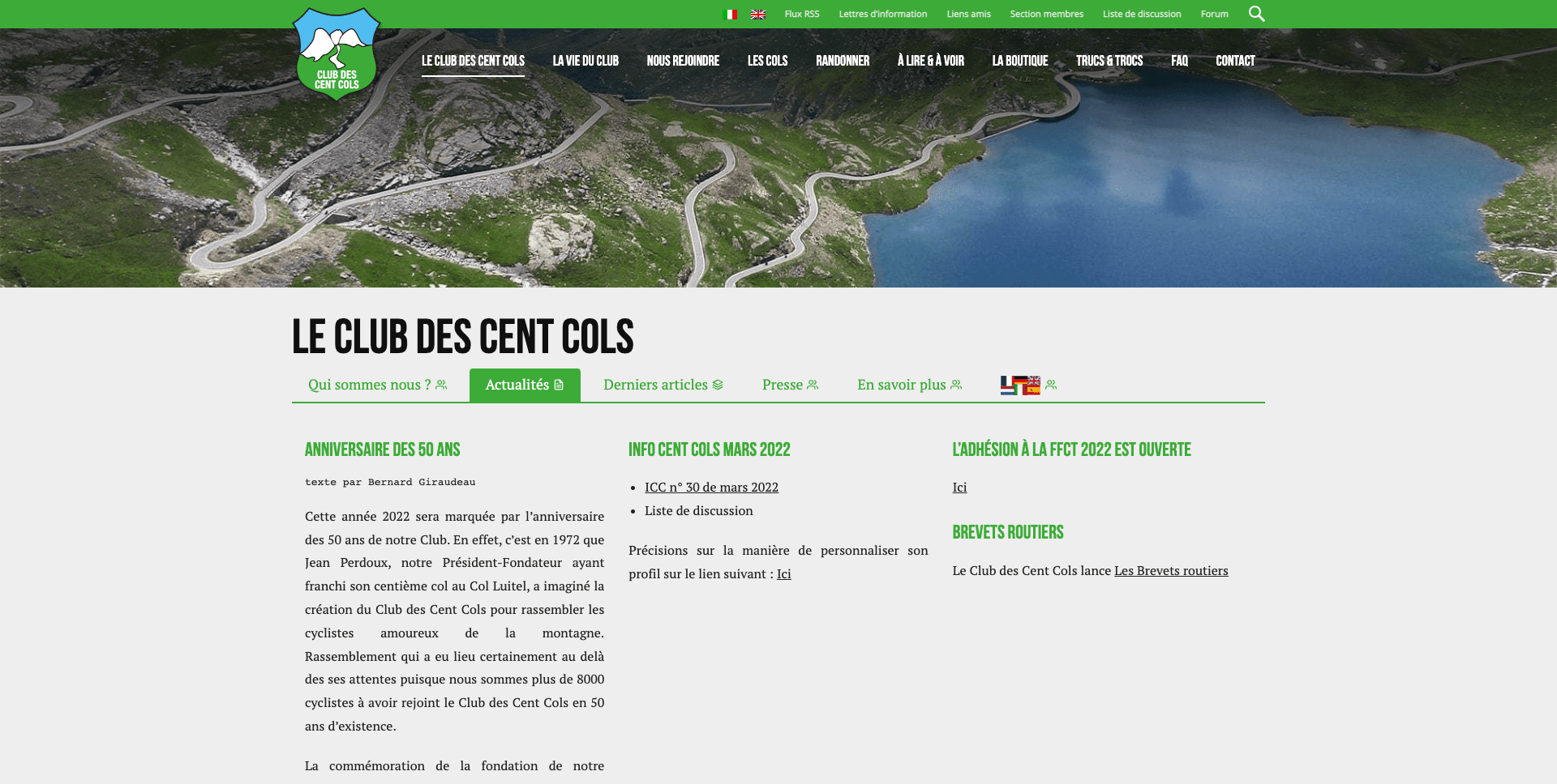 Création site web randonnées Savoie